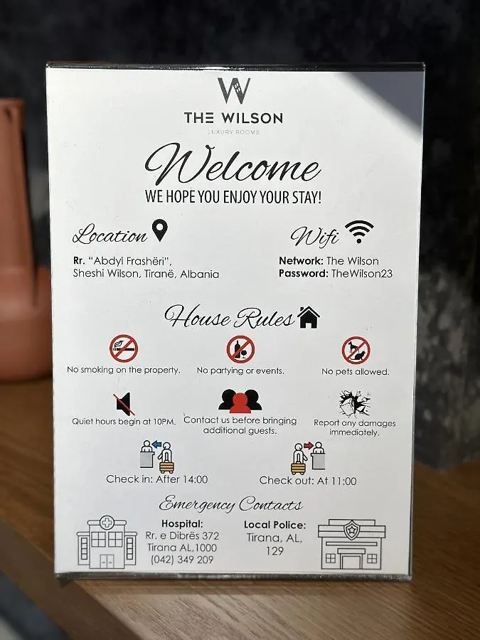 The Wilson Tirana Hotel 0*,  Albania